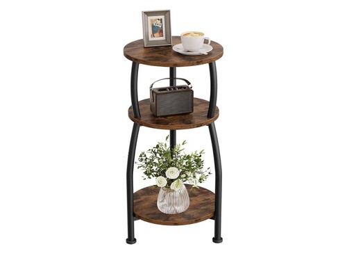 Round side table tier slim - side,