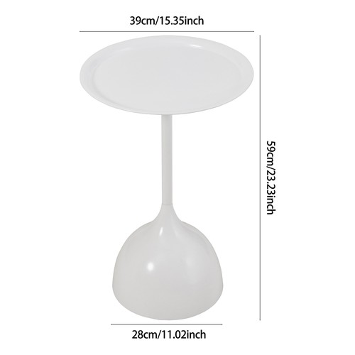 Round coffee table - coffee,