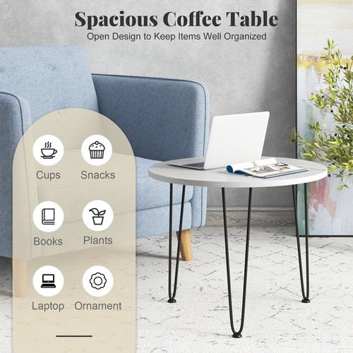 Coffee table small - coffee, faux