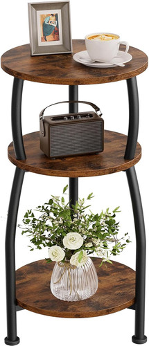 Round side table tier slim - side, 3
