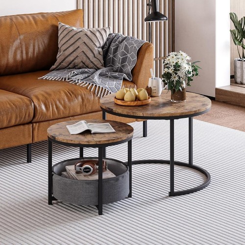 Round coffee table small - coffee,