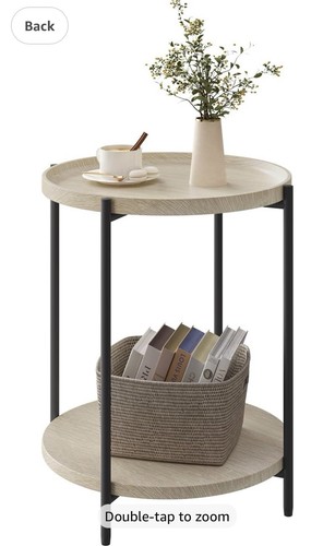 Brand new woltu round - new, coffee