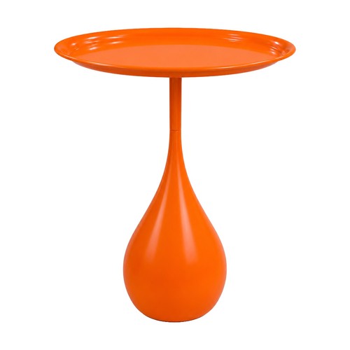 Modern metal side table - metal,