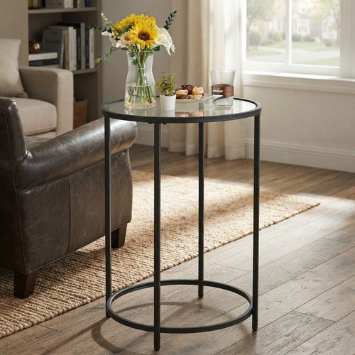 Stylish small round - small, coffee